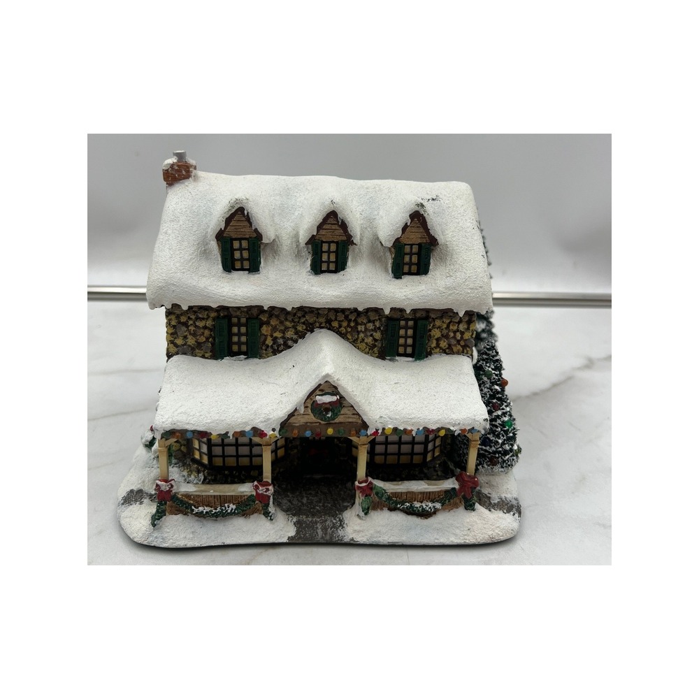 Thomas Kinkade Hawthorne Village From the Heart Gifts Christmas Stone House 2000